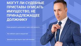 Как часто приставы описывают имущество