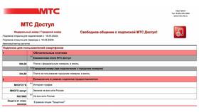 Как настроить тариф МТС в Зарина