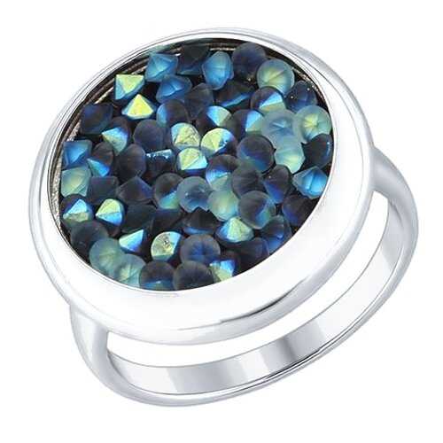 Кольцо женское SOKOLOV из серебра с кристаллами Swarovski 94012430 р.19.5 в Зарина