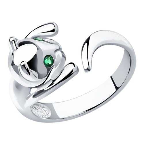 Серебряное кольцо женское «Котёнок» SOKOLOV 94011327 р.16 в Зарина