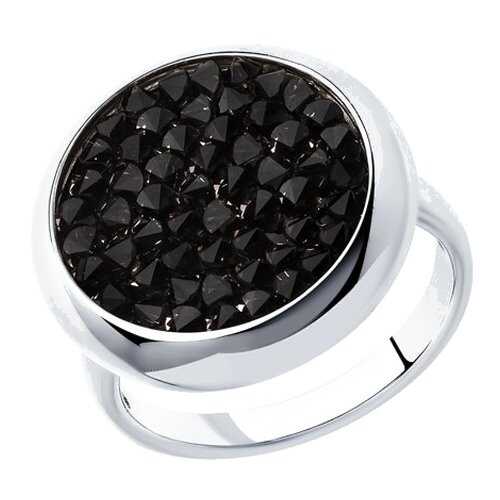 Серебряное кольцо женское с кристаллами Swarovski SOKOLOV 94012428 р.17 в Зарина