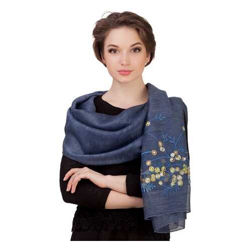 Палантин женский Le Motif Couture YSX02-2 синий в Зарина
