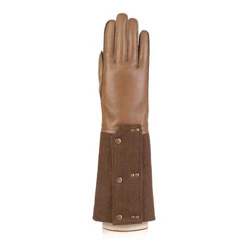 Перчатки женские Eleganzza F-HS0097 коричневые 7.5 в Зарина