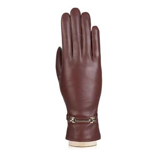 Перчатки женские Labbra LB-0306 коричневые 6.5 в Зарина