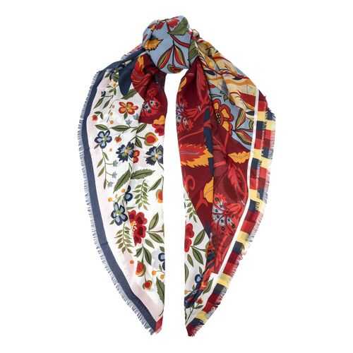 Платок женский Eleganzza D34-1223 красный в Зарина