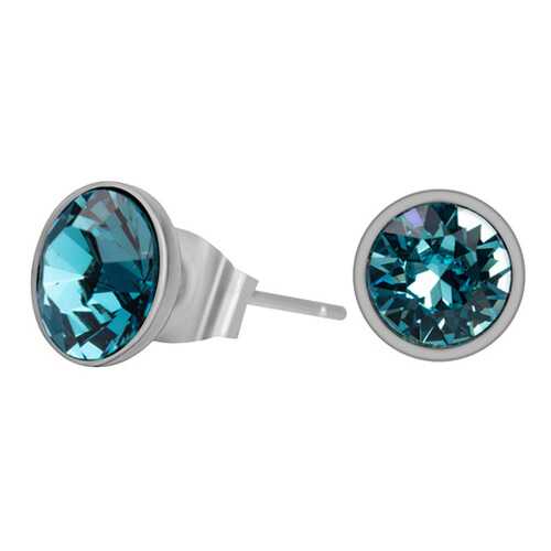 Пусеты женские Fiore Luna SWE298.20 голубые/серебристые в Зарина
