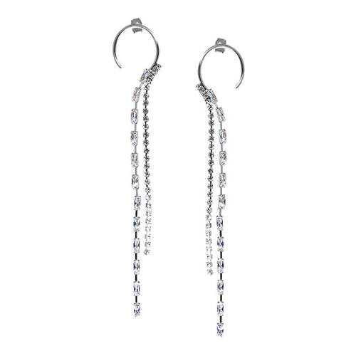 Серьги женские Herald Percy 21663 серебристые в Зарина