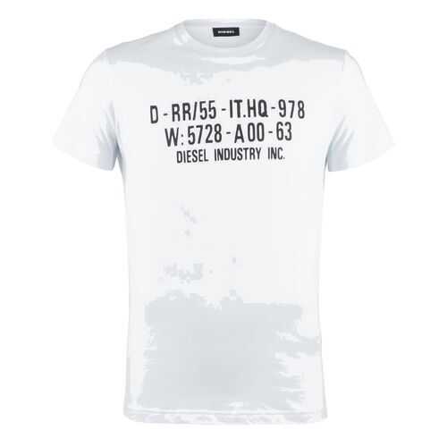 Футболка мужская DIESEL 00SEG9 0091A 100 белая XL в Зарина