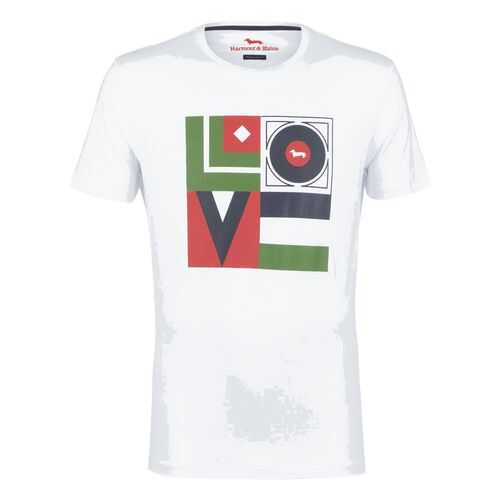 Футболка мужская HARMONT&BLAINE IRD054021005 100 белая XL в Зарина