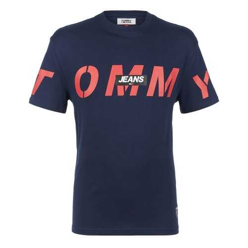 Футболка мужская Tommy Jeans DM0DM07856 синяя XL в Зарина