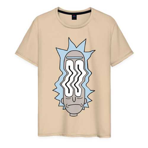 Футболка мужская ВсеМайки 1856965 бежевая XXXL в Зарина