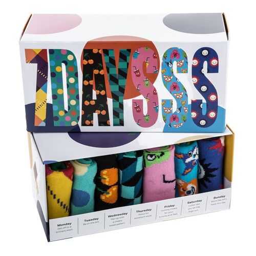 Набор носков мужских Happy Socks XSNI15 голубых 41-46 EU в Зарина