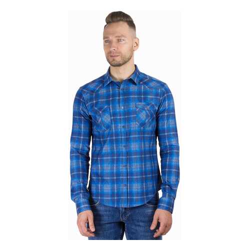 Рубашка мужская Dairos GD81100389 синяя 2XL в Зарина