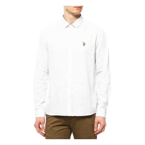 Рубашка мужская U.S. POLO ASSN. G081SZ0040SAMSA голубая XXL в Зарина
