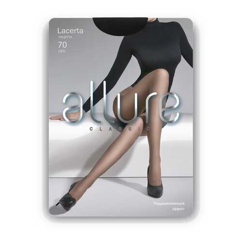 Колготки женские ALLURE ALL LACERTA 70 черные 3 в Зарина