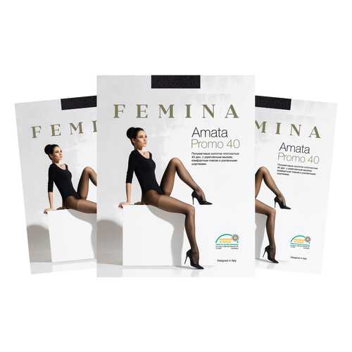 Колготки женские FM Amata Promo 40 den nero 2/S (набор 3 шт.) в Зарина