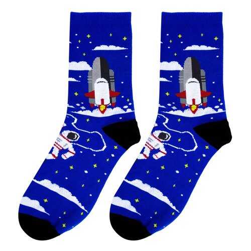 Носки женские Kawaii Factory Астронавт синие 36-39 в Зарина