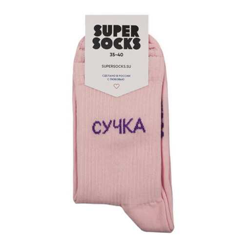 Носки женские Super Socks Suchka розовые 36-40 в Зарина