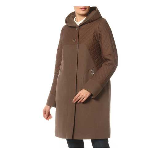 Пальто женское TWELVE MONTHS К130DMS0049 коричневое 50 RU в Зарина