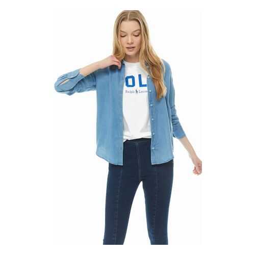 Рубашка женская Marc O’Polo 110942009/C41 синяя 32 EU в Зарина
