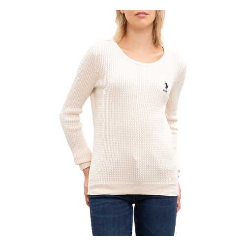 Джемпер женский U.S. POLO Assn. G082SZ0TK0KARLA-BSK9 белый M в Зарина