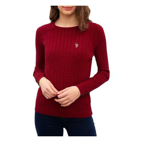 Джемпер женский U.S. POLO Assn. G082SZ0TK0MERY-BSK9 красный XL в Зарина