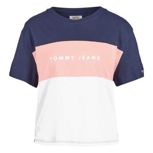Футболка женская Tommy Jeans DW0DW07536 0FA белая L в Зарина