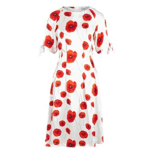 Платье женское D&M by 1001DRESS 0112001-01808WP белое (принт) белое XL INT в Зарина