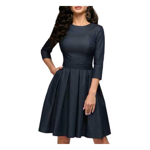 Платье женское D&M by 1001DRESS DM01369DT синее XS в Зарина